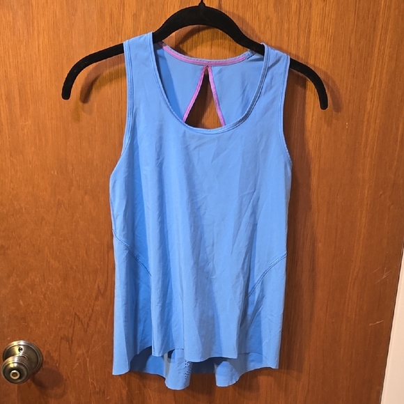 Ivivva Blue Cut Out Tank Top Relaxed Fit 10 - Picture 1 of 3